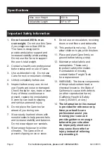 Preview for 2 page of Harbor Freight Tools 68055 Owner'S Manual & Safety Instructions