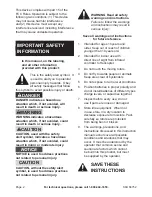 Preview for 2 page of Harbor Freight Tools 68752 Instructions And Precautions