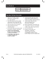 Preview for 2 page of Harbor Freight Tools 69456 Owner'S Manual & Safety Instructions