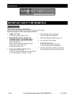 Предварительный просмотр 2 страницы Harbor Freight Tools 69694 Owner'S Manual & Safety Instructions