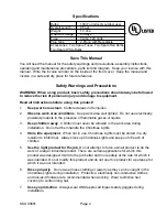 Preview for 2 page of Harbor Freight Tools 90681 Assembly And Operating Instructions