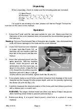 Preview for 4 page of Harbor Freight Tools 91510 Assembly And Operating Instructions Manual