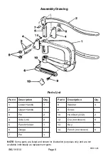 Preview for 6 page of Harbor Freight Tools 91510 Assembly And Operating Instructions Manual