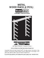 Предварительный просмотр 1 страницы Harbor Freight Tools 92021 Assembly Instructions