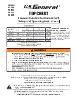 Предварительный просмотр 1 страницы Harbor Freight Tools 92099 Safety And Operating Instructions