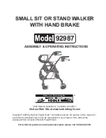 Harbor Freight Tools 92987 Assembly And Operating Instructions preview