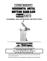 Preview for 1 page of Harbor Freight Tools 93675 Assembly And Operating Instructions Manual