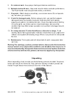 Preview for 3 page of Harbor Freight Tools 95176 Assembly And Operating Instructions