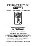 Preview for 1 page of Harbor Freight Tools 95907 Assembly And Operation Instructions Manual