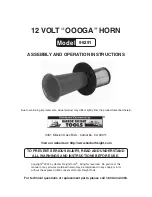 Preview for 1 page of Harbor Freight Tools 96291 Assembly And Operation Instructions Manual