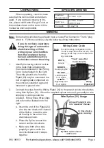 Preview for 4 page of Harbor Freight Tools 96933 Set Up And Operating Instructions Manual