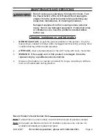 Preview for 9 page of Harbor Freight Tools 97267 Operating Instructions Manual