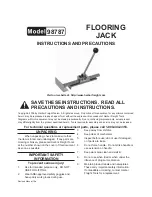 Harbor Freight Tools 98787 Instructions And Precautions preview