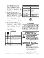 Preview for 6 page of Harbor Freight Tools 99780 Set Up And Operating Instructions Manual