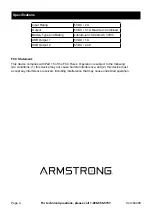 Preview for 4 page of Harbor Freight Tools ARMSTRONG Owner'S Manual & Safety Instructions