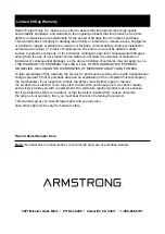 Preview for 8 page of Harbor Freight Tools ARMSTRONG Owner'S Manual & Safety Instructions