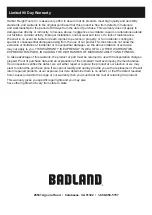 Preview for 8 page of Harbor Freight Tools Badland 57607 Owner'S Manual & Safety Instructions