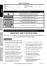 Preview for 2 page of Harbor Freight Tools Bauer 2052-BDS Owner'S Manual & Safety Instructions