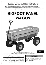 Harbor Freight Tools BIGFOOT Owner'S Manual & Safety Instructions preview