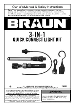 Preview for 1 page of Harbor Freight Tools Braun Quick Connect 56200 Owner'S Manual