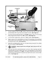 Предварительный просмотр 19 страницы Harbor Freight Tools Central Machinery Industrial 95302 Assembly And Operation Instructions Manual