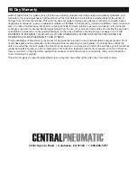 Preview for 16 page of Harbor Freight Tools CentralPneumatic 66984 Owner'S Manual & Safety Instructions