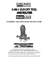 Harbor Freight Tools Chicago Electric 92509 Assembly And Operating Instructions Manual preview