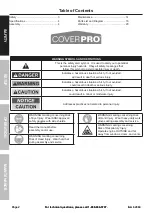 Предварительный просмотр 2 страницы Harbor Freight Tools CoverPro 62860 Owner'S Manual