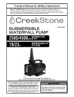 Harbor Freight Tools creekstone 63402 Owner'S Manual preview