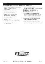 Preview for 7 page of Harbor Freight Tools Drummond 63320 Owner'S Manual & Safety Instructions