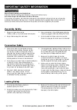 Preview for 3 page of Harbor Freight Tools Haulmaster Owner'S Manual & Safety Instructions