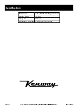 Предварительный просмотр 2 страницы Harbor Freight Tools Kenway 58469 Owner'S Manual & Safety Instructions
