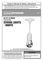 Preview for 1 page of Harbor Freight Tools luminar OUTDOOR Owner'S Manual & Safety Instructions