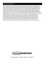 Preview for 8 page of Harbor Freight Tools luminarEVERYDAY 59249 Owner'S Manual & Safety Instructions