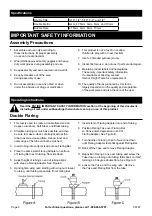 Preview for 2 page of Harbor Freight Tools MADDOX 1721C-B Owner'S Manual & Safety Instructions