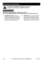 Preview for 4 page of Harbor Freight Tools Maddox MD1-1 Owner'S Manual & Safety Instructions