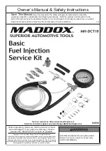 Preview for 1 page of Harbor Freight Tools MADDOX MH-DCT19 Owner'S Manual & Safety Instructions