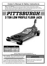 Harbor Freight Tools PITTSBURGH 56617 Owner'S Manual & Safety Instructions preview