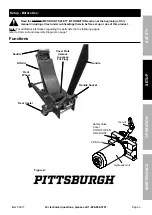 Предварительный просмотр 3 страницы Harbor Freight Tools PITTSBURGH 56617 Owner'S Manual & Safety Instructions