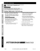 Preview for 6 page of Harbor Freight Tools Pittsburgh 68048 Owner'S Manual