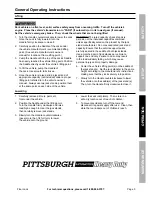 Preview for 17 page of Harbor Freight Tools Pittsburgh 68048 Owner'S Manual