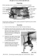 Предварительный просмотр 4 страницы Harbor Freight Tools Pittsburgh 95122 Assembly And Operation Instructions Manual