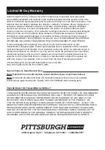 Preview for 8 page of Harbor Freight Tools PITTSBURGH AUTOMOTIVE 63391 Owner'S Manual & Safety Instructions