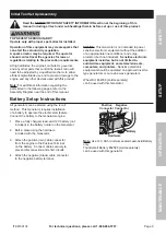 Предварительный просмотр 9 страницы Harbor Freight Tools PREDATOR 59134 Owner'S Manual & Safety Instructions