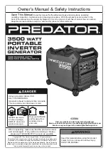 Harbor Freight Tools Predator 63584 User Manual предпросмотр