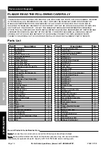 Preview for 16 page of Harbor Freight Tools Predicator 212cc Owner'S Manual