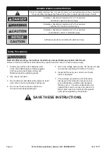 Preview for 2 page of Harbor Freight Tools THUNDERBOLT SOLAR 59171 Owner'S Manual & Safety Instructions