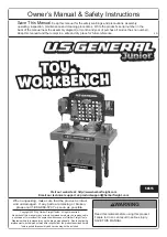Harbor Freight Tools U.S. GENERAL Junior 56515 Owner'S Manual & Safety Instructions preview