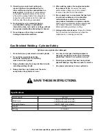 Preview for 4 page of Harbor Freight Tools vulcan 63785 Owner'S Manual