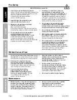 Preview for 4 page of Harbor Freight Tools Vulcan VA-SPLG Owner'S Manual & Safety Instructions